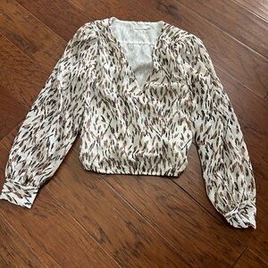 Lush balloon sleeve blouse Small